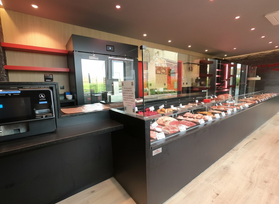 Local commercial équipé Boucherie – Charcuterie – Traiteur — Droit au bail