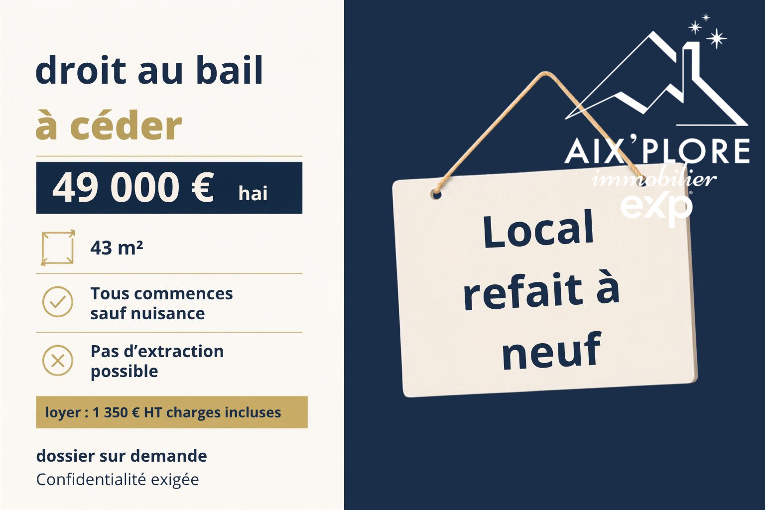 Droit au bail dans Annecy