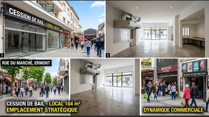 Droit au bail à vendre à Ermont
