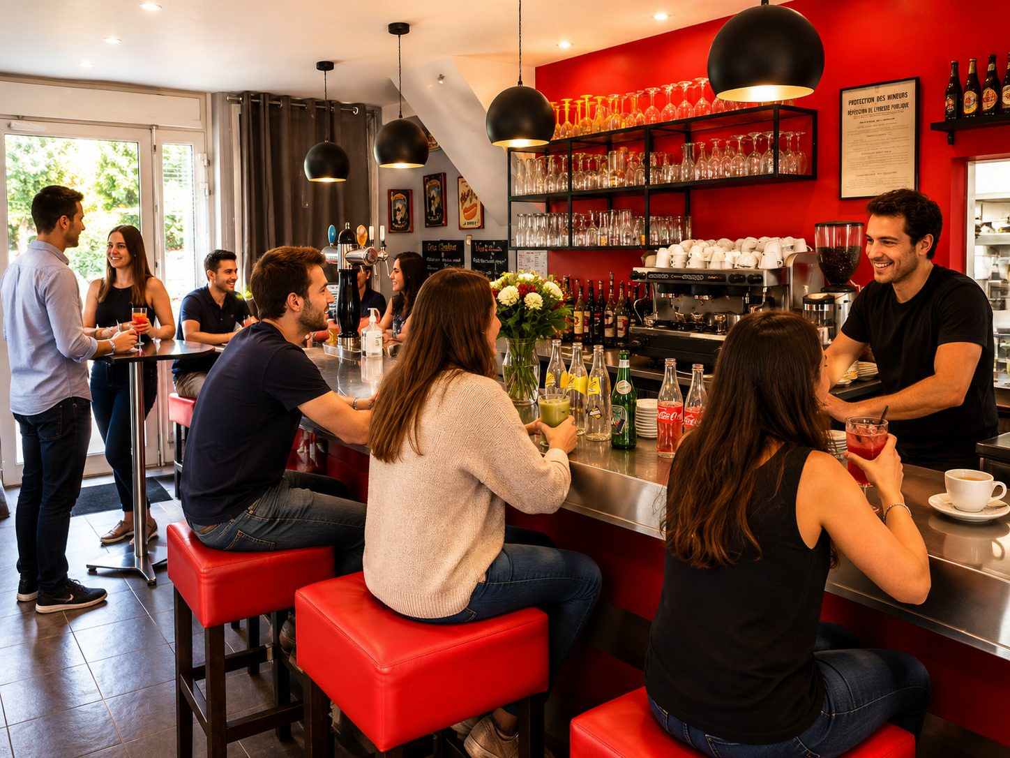 🍽️ À vendre – Restaurant Bar avec Terrasse – 56 couverts + Appartement 🍷