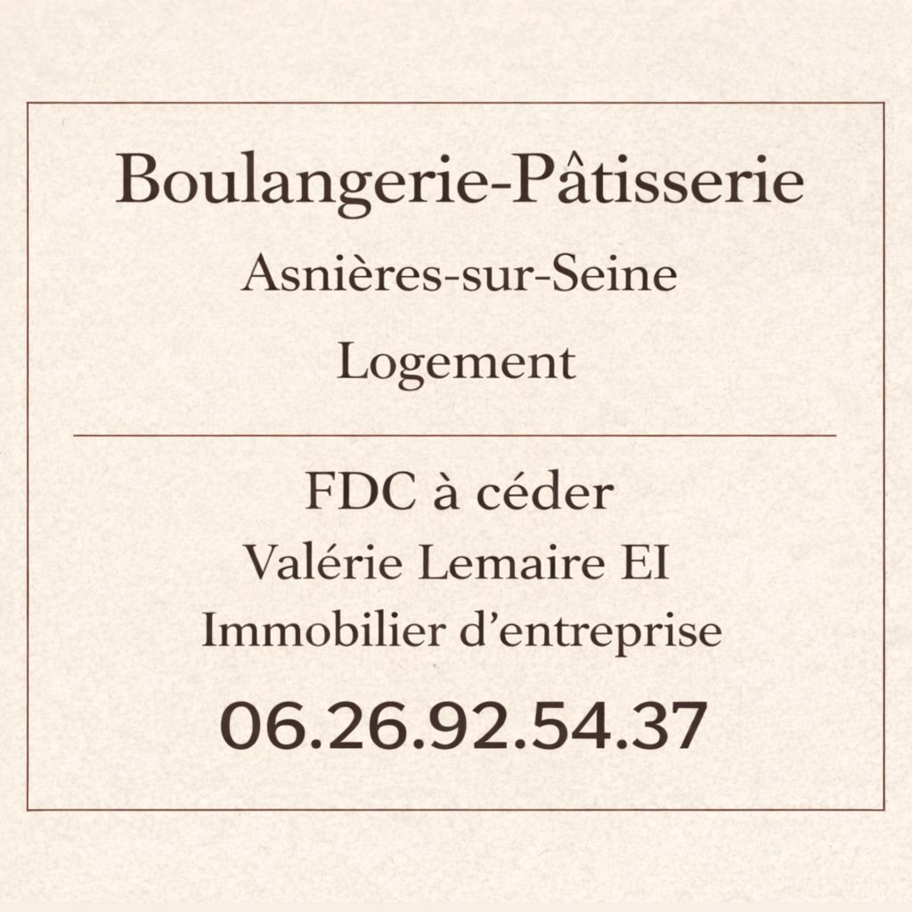 FDC, Pâtisserie, avec logement - 92