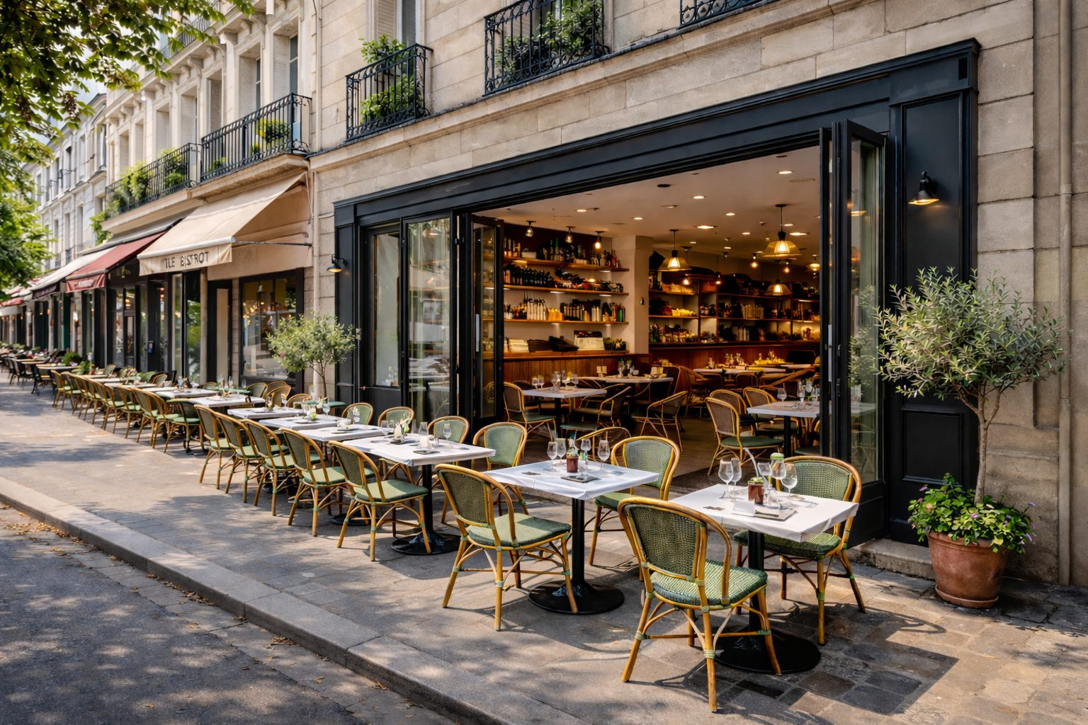 Un restaurant cosy et clefs en mains