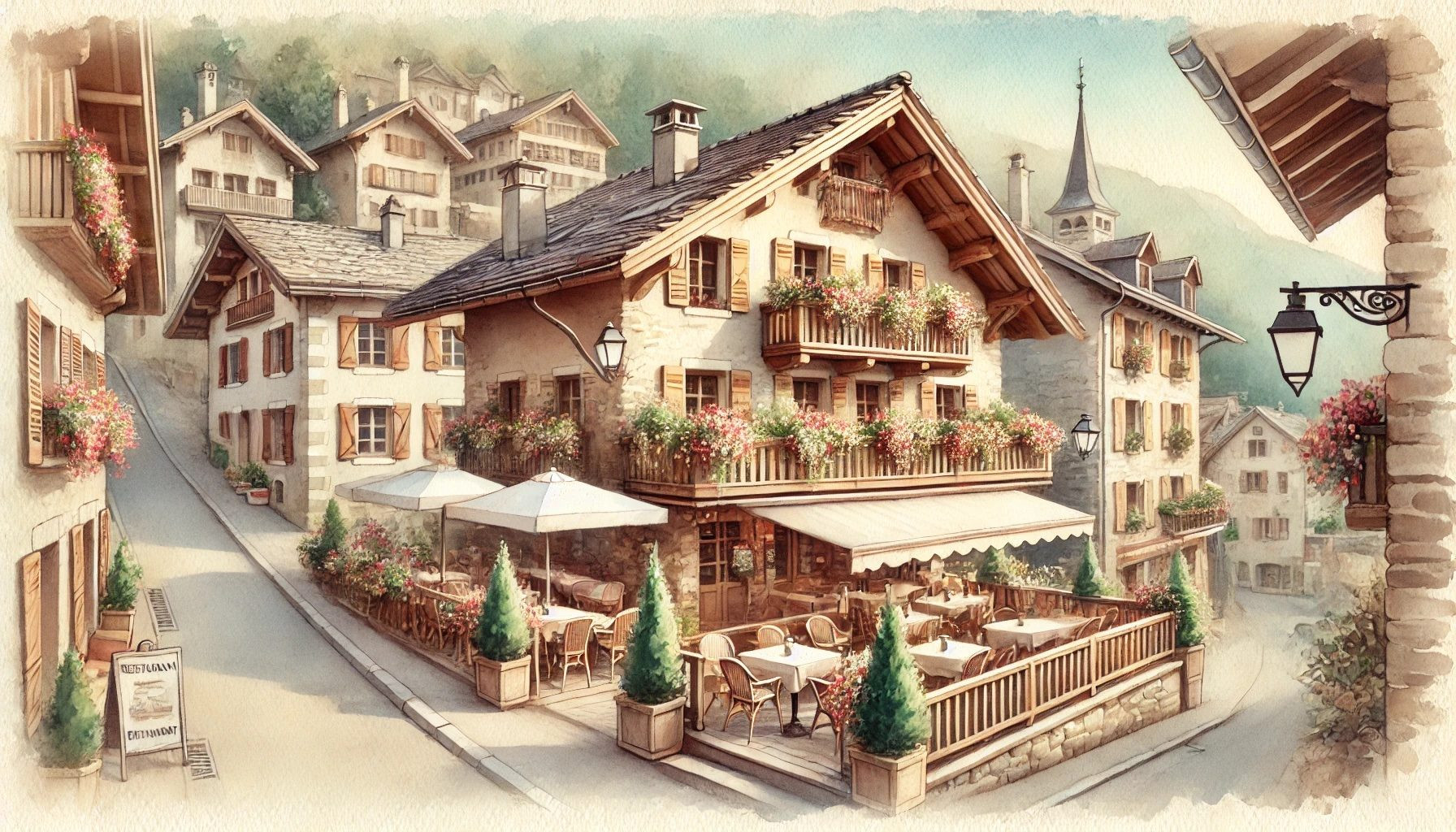 Restaurant coeur de village bord du lac d'Annecy · à Talloires-Montmin · 300 m² · 3 074 000 €