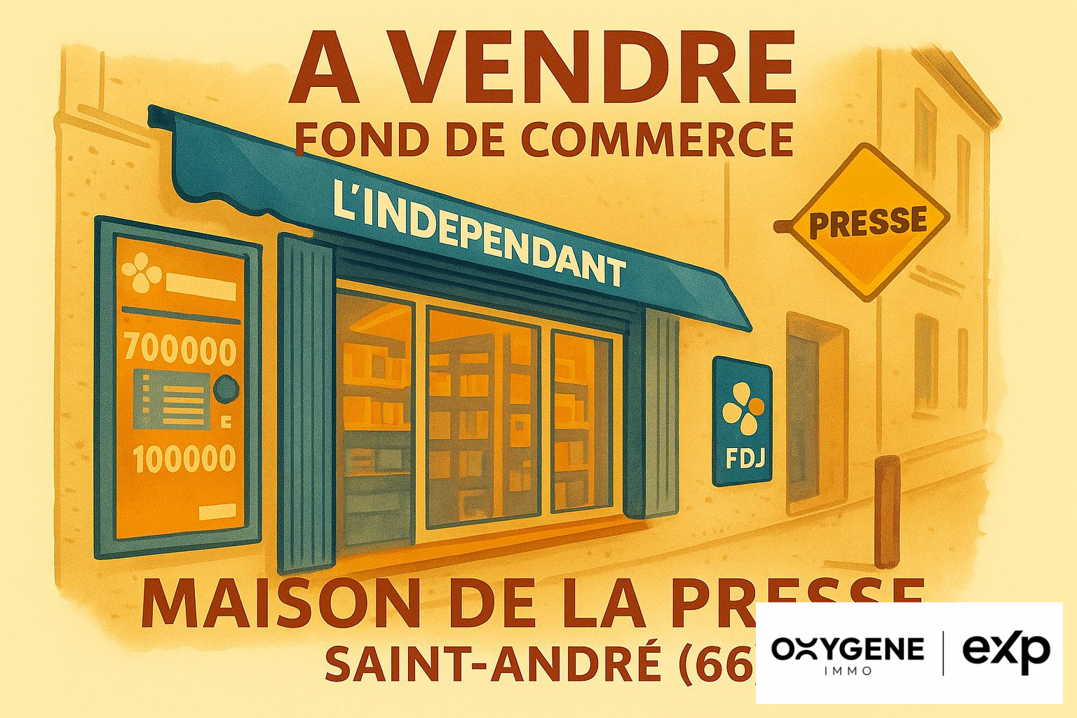 Fonds de commerce dans Saint-André · 60 m² · 50 000 €