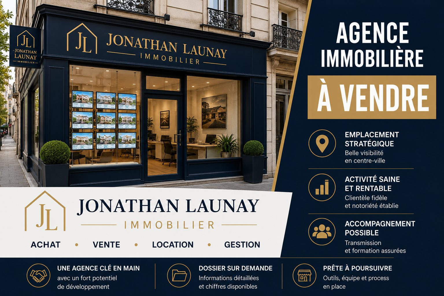 AGENCE IMMOBILIERE 450 000€ HT MOYEN