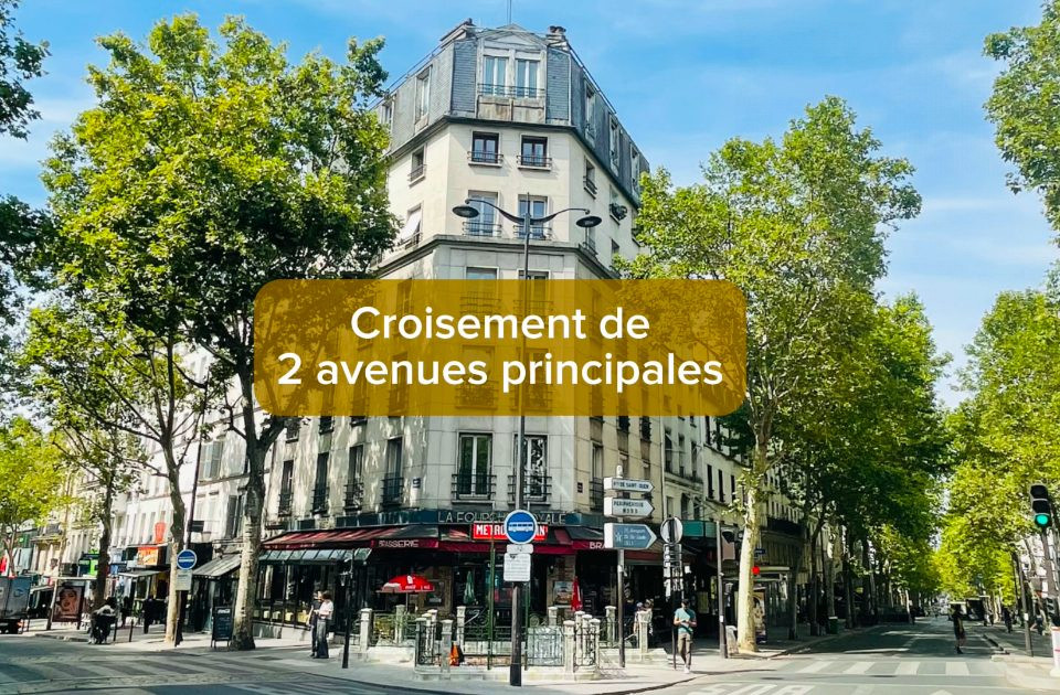 CESSION FONDS DE COMMERCE en angle de rue