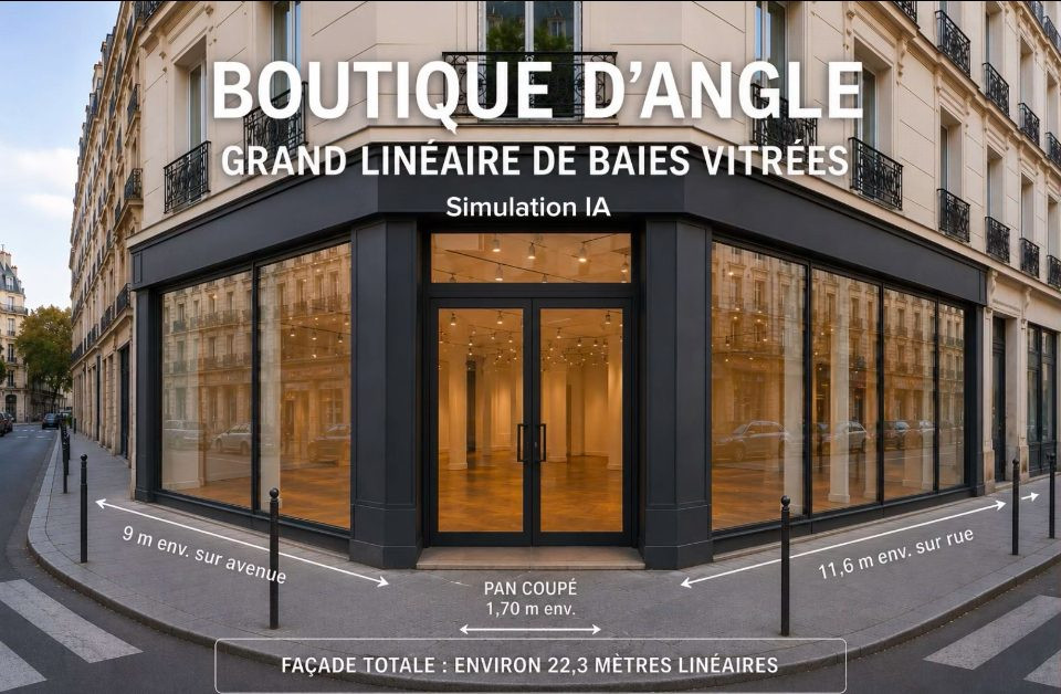 CESSION FONDS DE COMMERCE en angle de rue