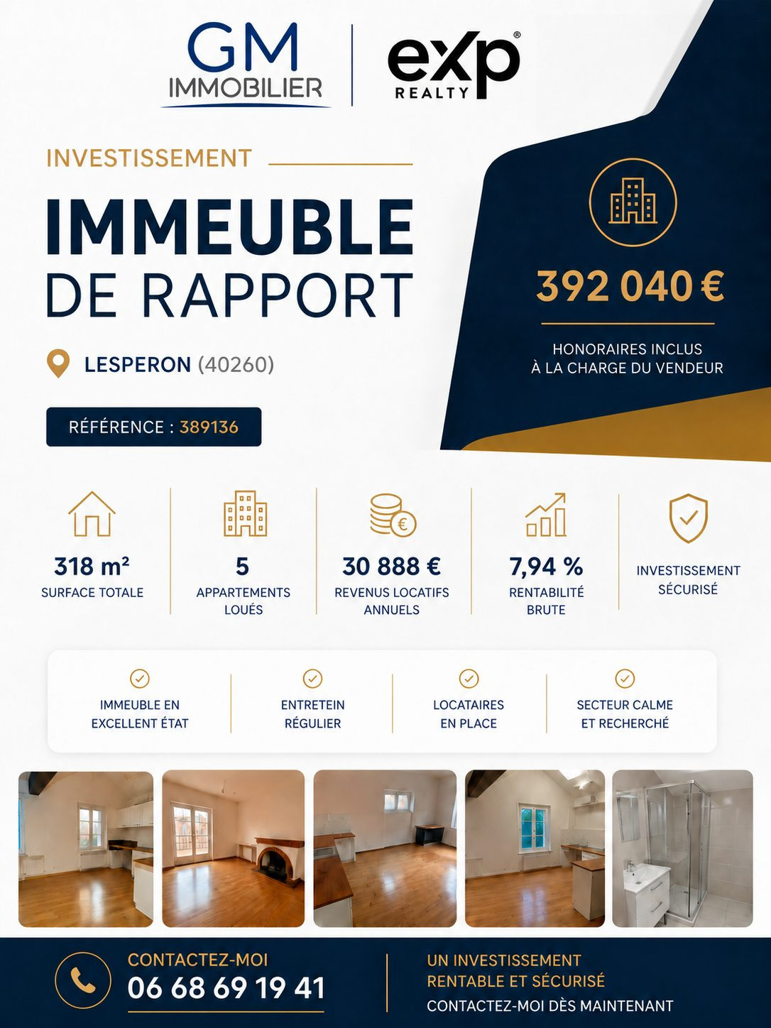 Building for sale in Lesperon
