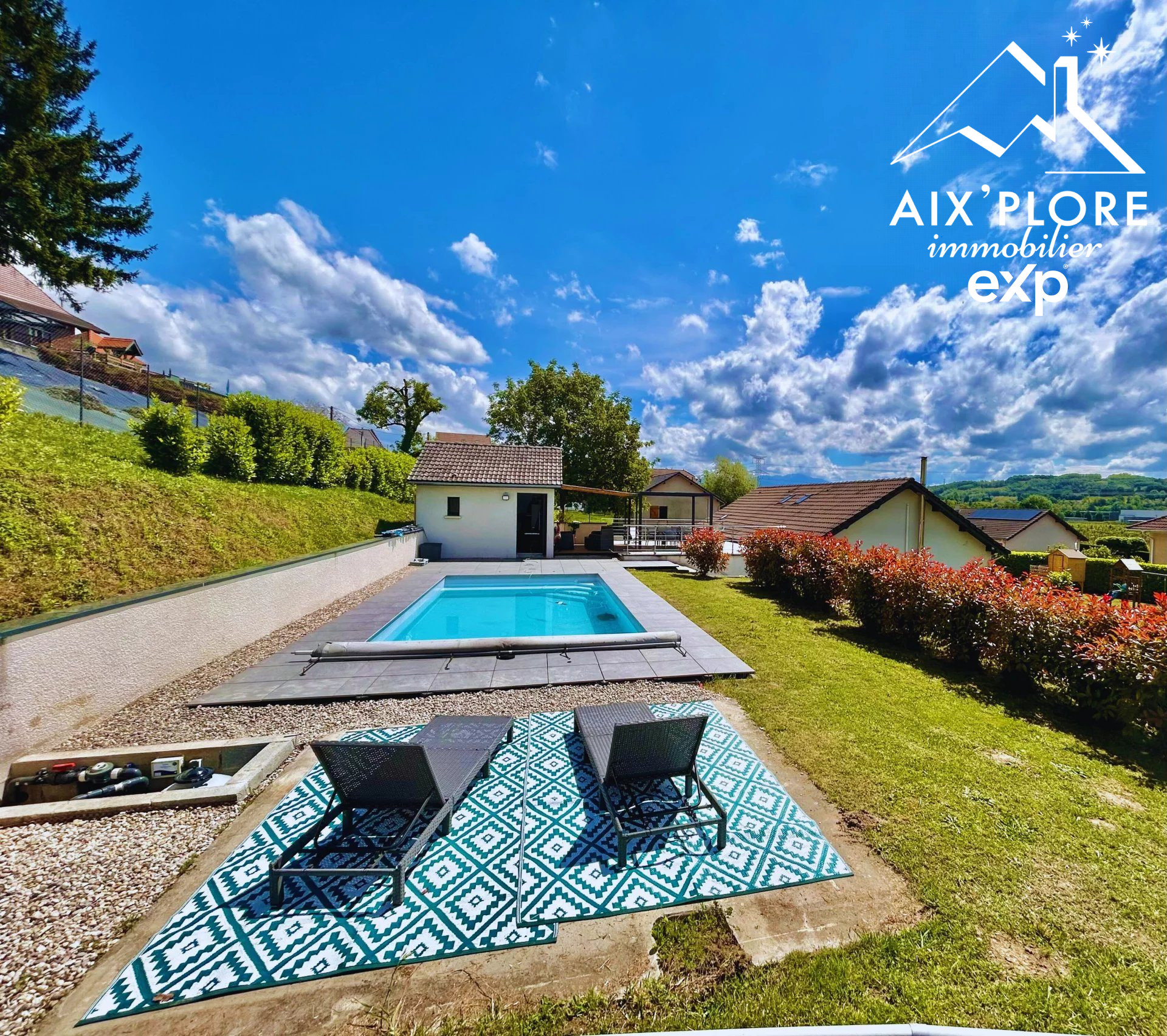 Maison contemporaine avec piscine et grands volumes – cadre de vie privilégié