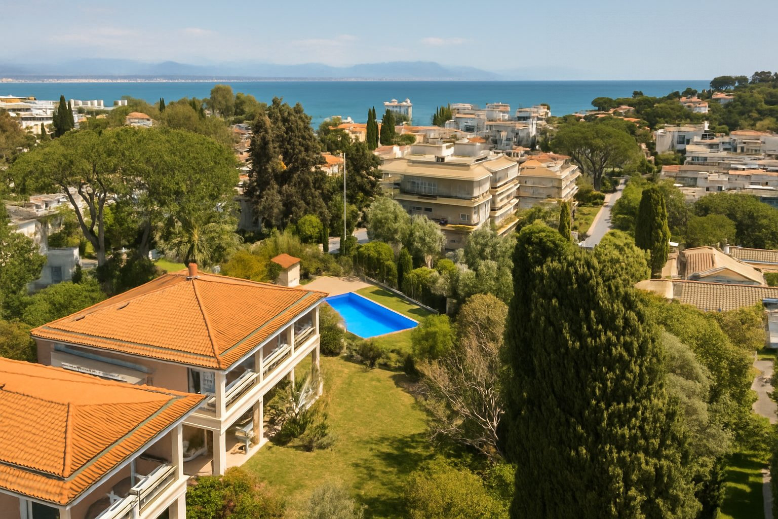 Villa Cap d'Antibes proche des plages à pied