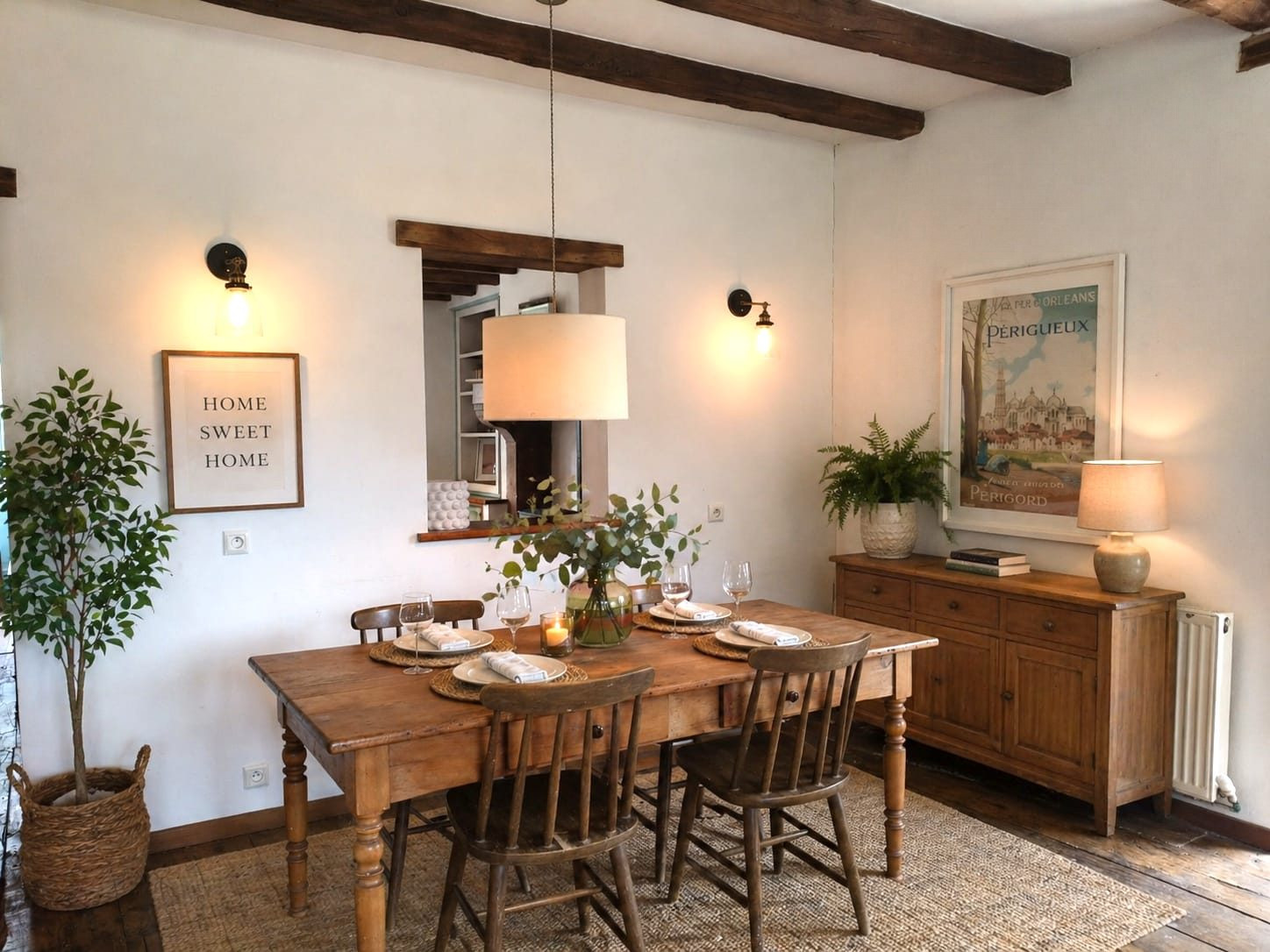Maison en pierre avec grange et possibilité de gîtes – Piégut-Pluviers (Dordogne)