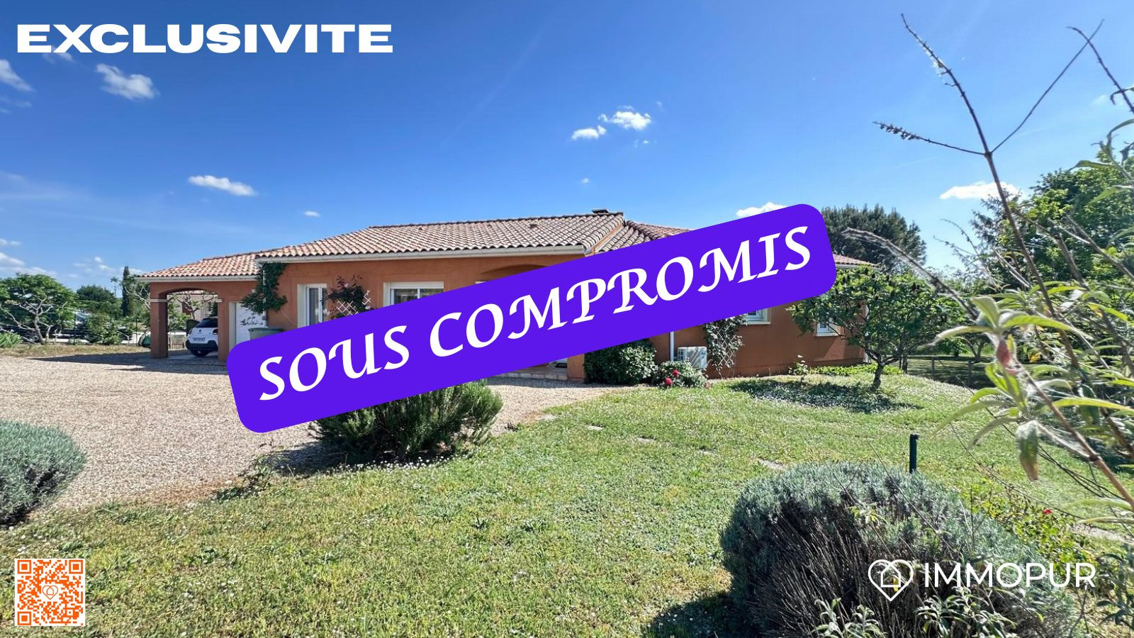 Plain pied familial avec prestations complètes à Faux