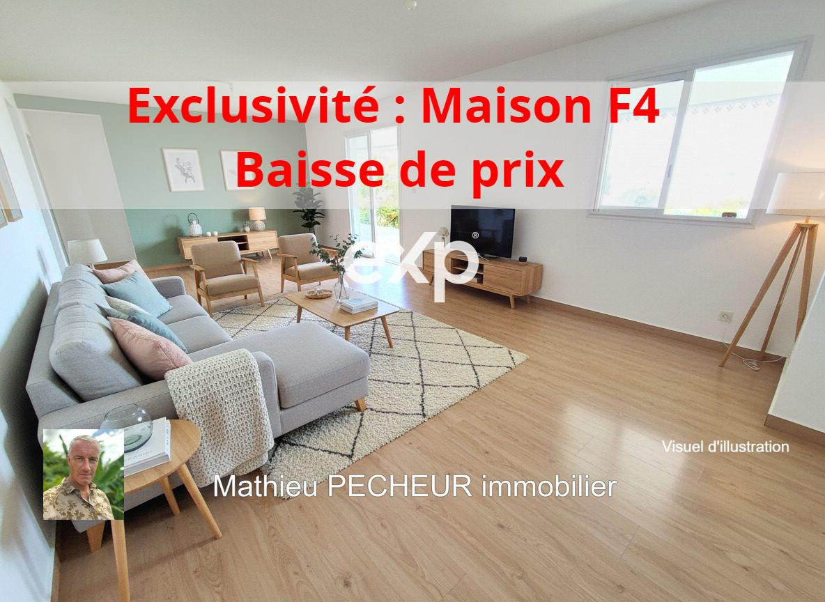 Sainte-Marie / Beaumont : Maison F4 (3 chambres) avec vue,