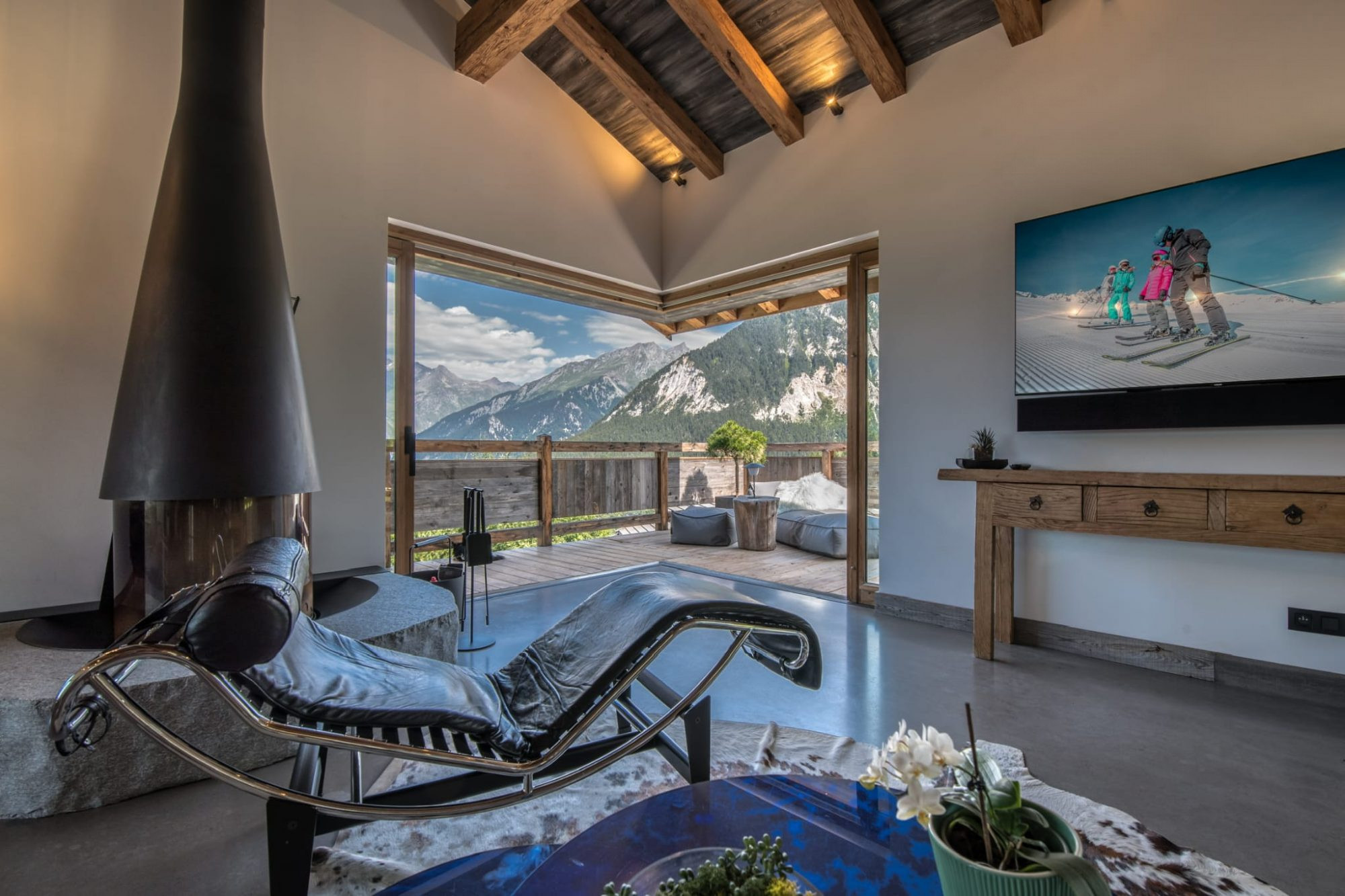 Chalet alpin d'exception à Courchevel - Architecture contemporaine