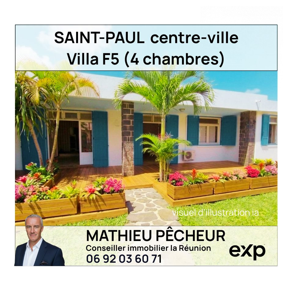 Saint-Paul Centre-Ville / Maison F5