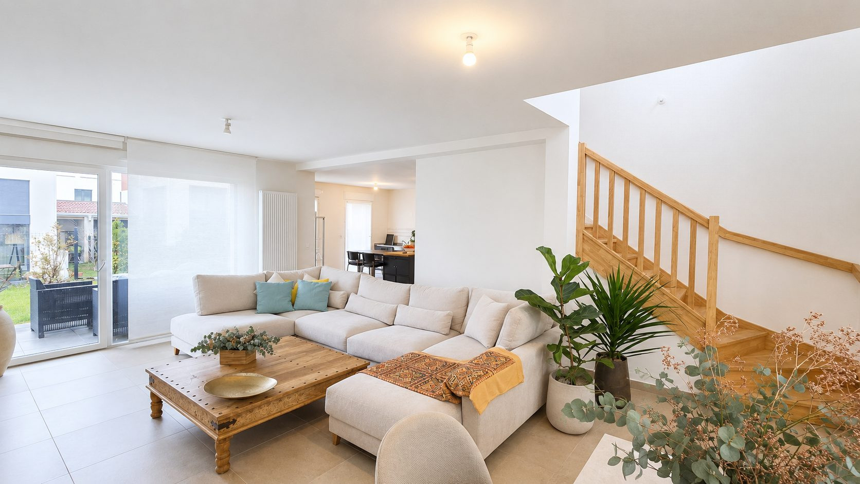 Maison mitoyenne moderne de 107 m²