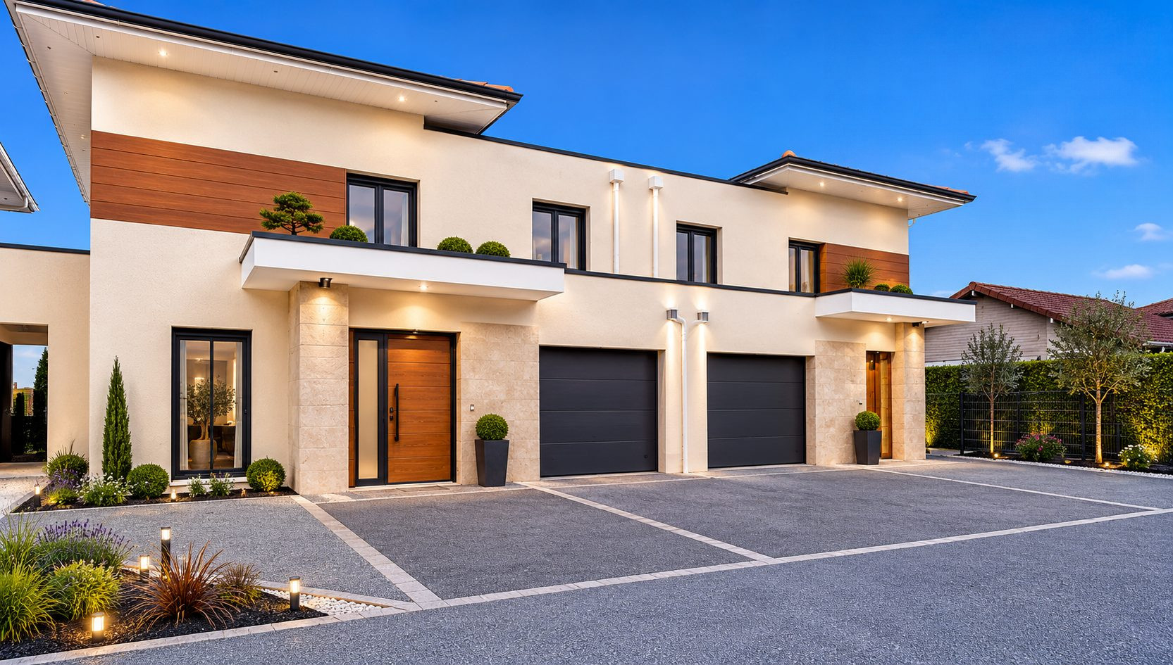 Maison mitoyenne moderne de 107 m²