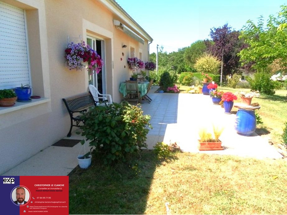 Superb single-storey detached house of 95 m², 2315 m² of land, peaceful, with views. 5