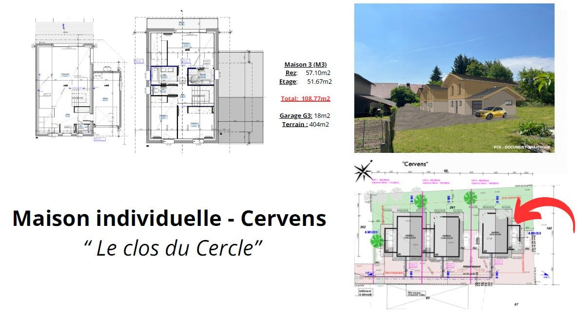 Maison à vendre à CERVENS, 109 m²