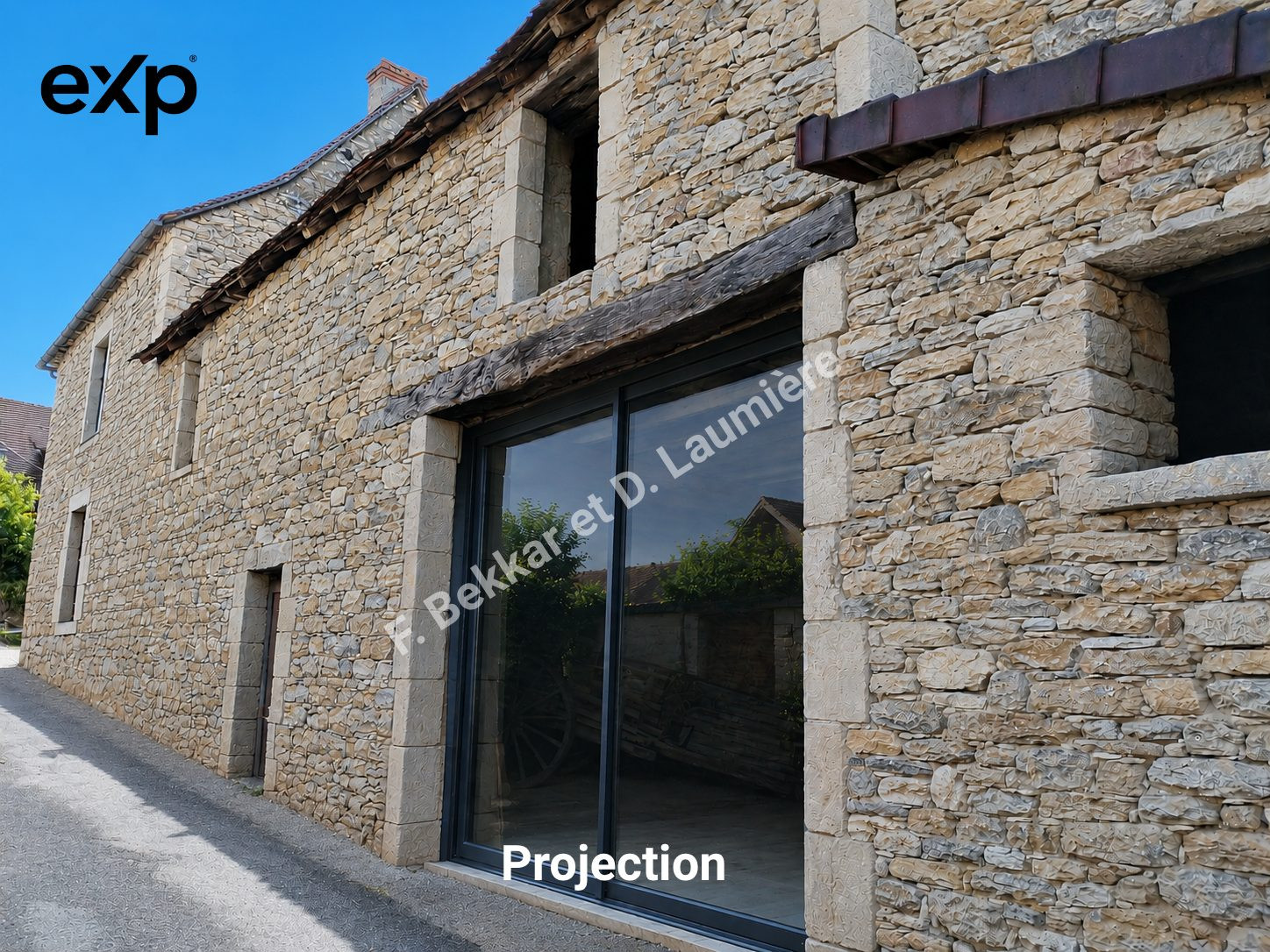 Ensemble immobilier de caractère – Maison + grange en pierre à fort potentiel ( 2 mandats distincts)