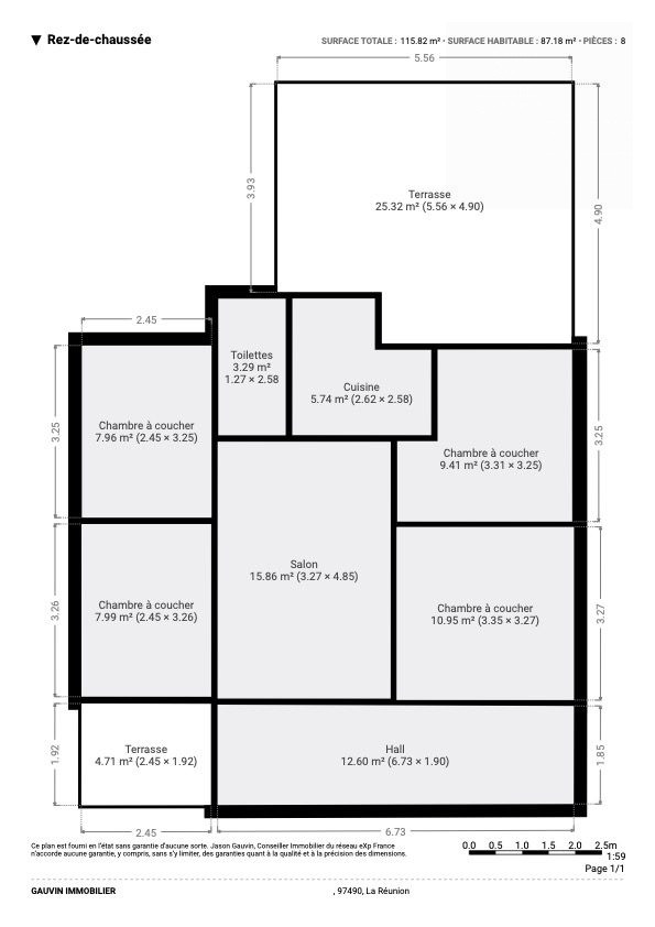 Maison 8 pièces 73 m² · à Sainte-Suzanne · 73 m² · 118 000 €