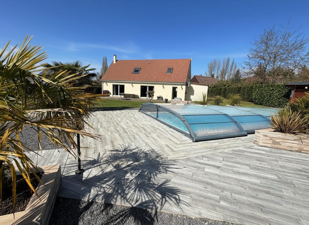 Coup de cœur à la campagne – Maison familiale avec piscine et grand terrain