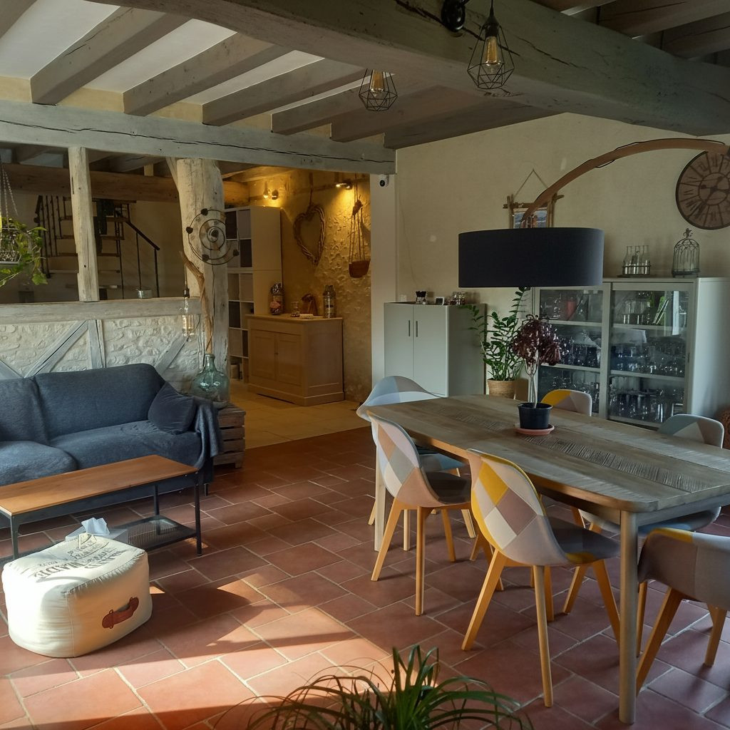 Maison familiale + dépendance à Nouzilly (37)