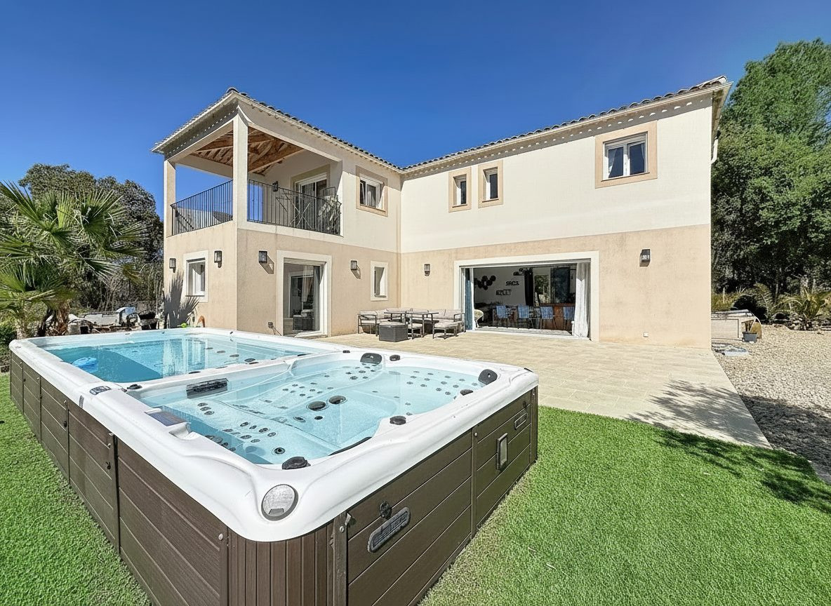 Magnificent new house with jacuzzi and swimming pool 4