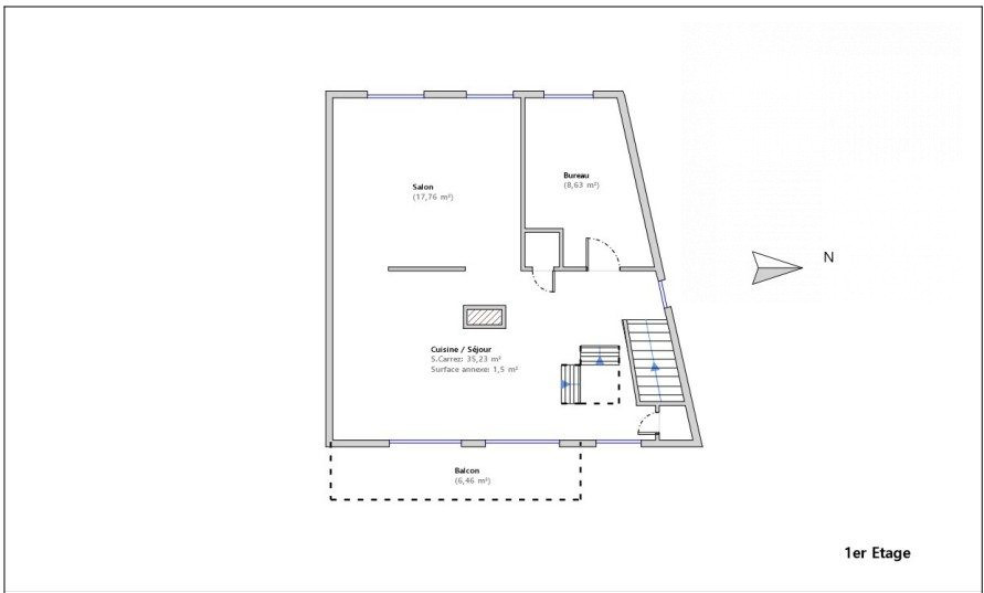 Maison dans Quintal