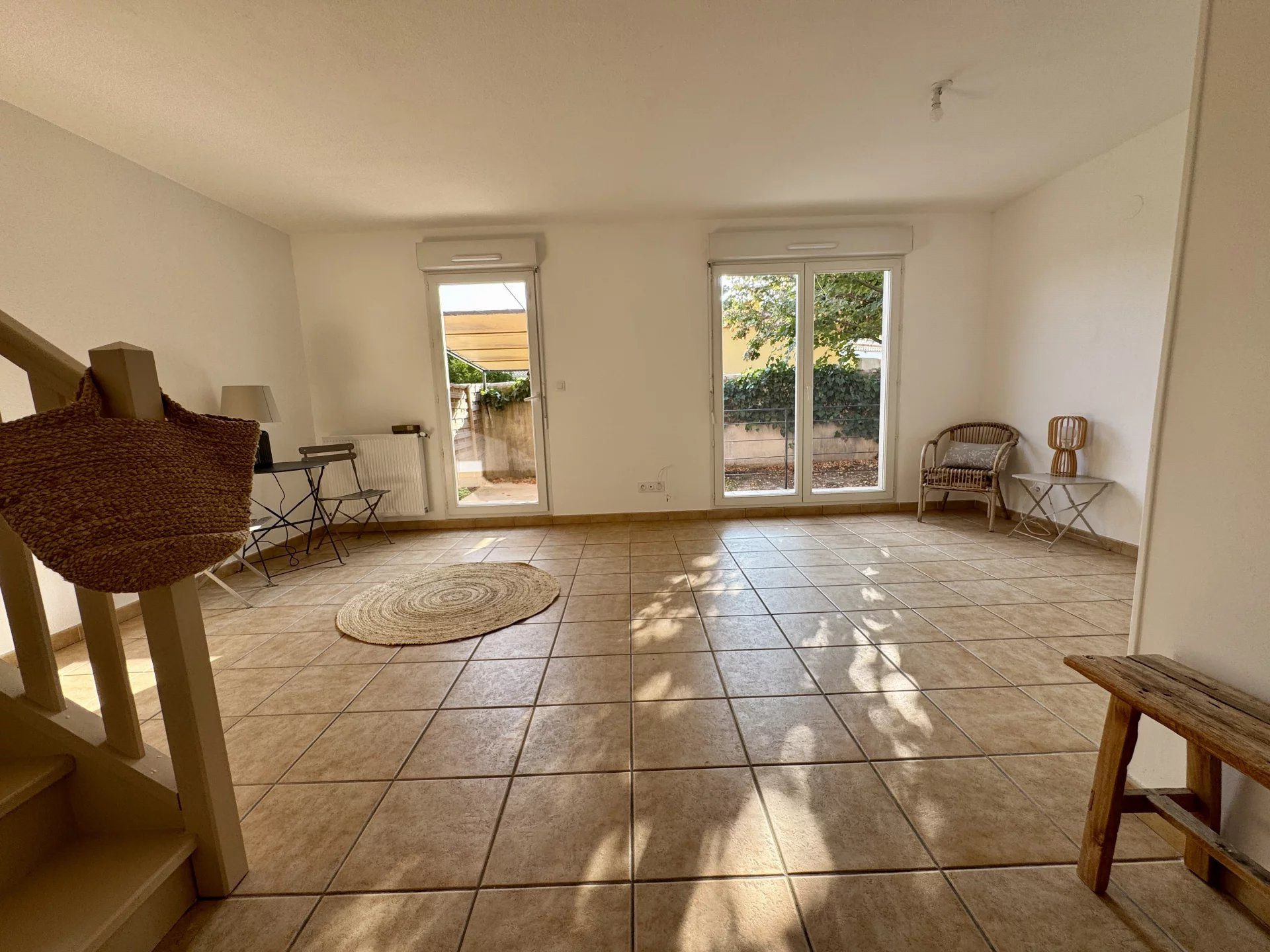 Maison 3 chambres, jardin et garage