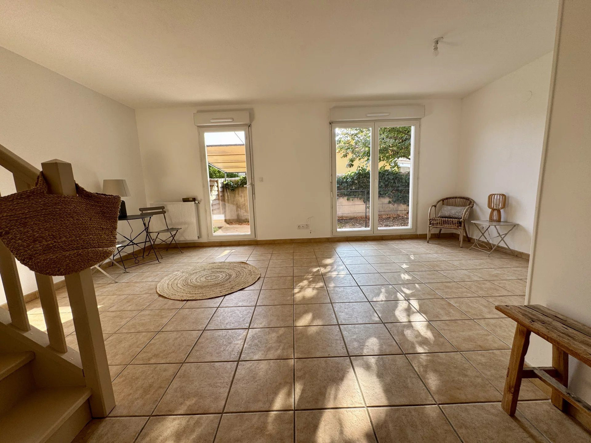Maison 3 chambres, jardin et garage