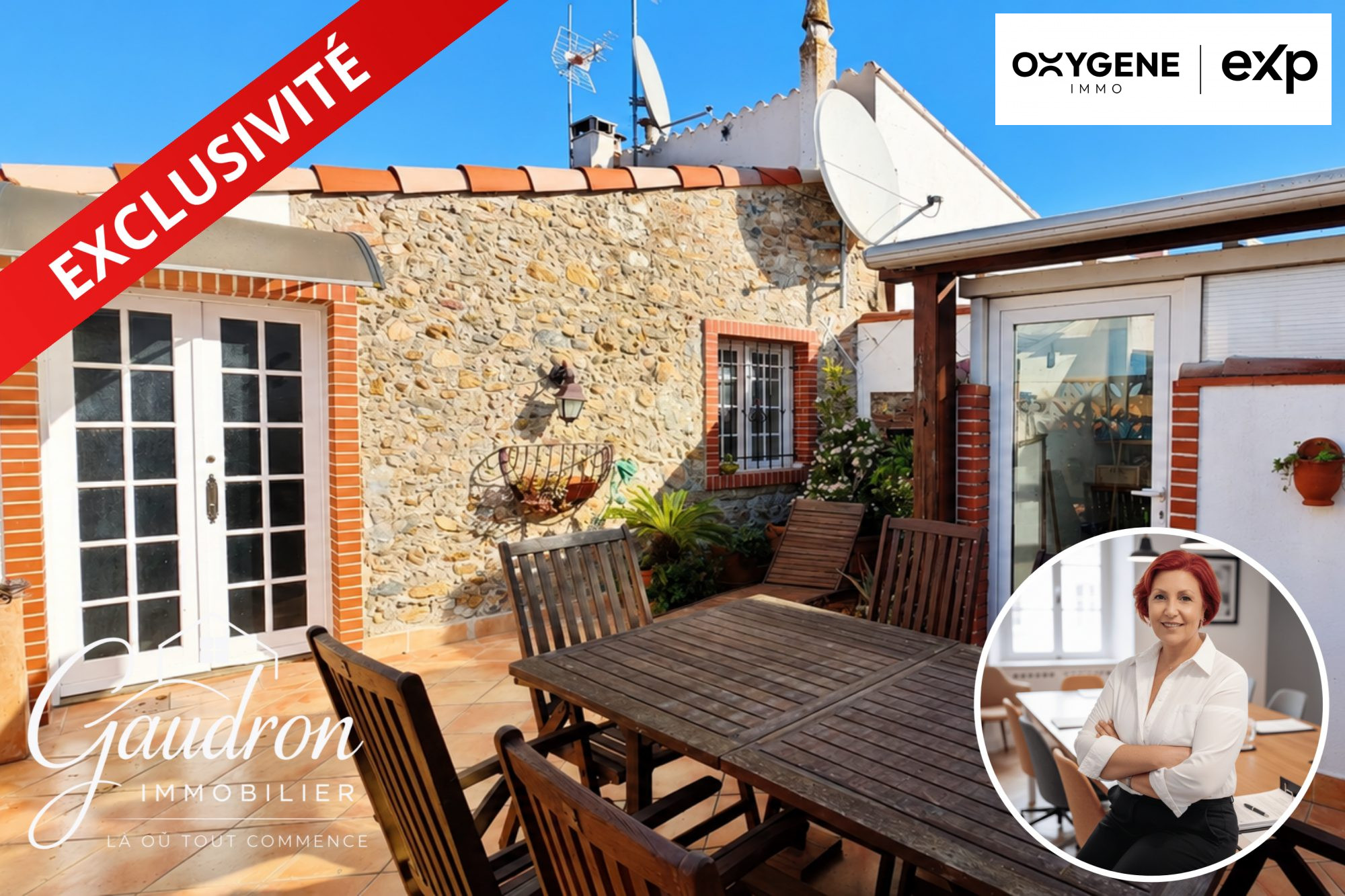 Demeure de caractère meublée - Toit terrasse 40m²