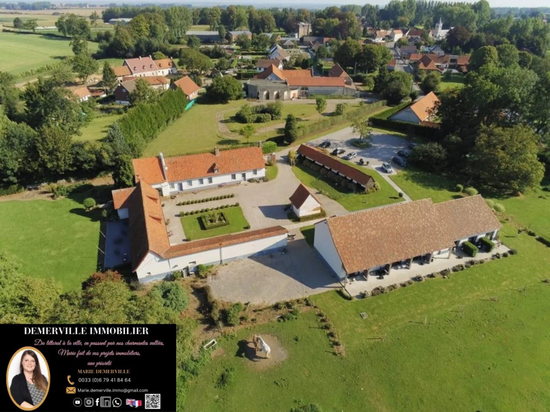 À VENDRE – Propriété de charme à 30 minutes des littoraux de la Côte d’Opale et de la Baie de Somme