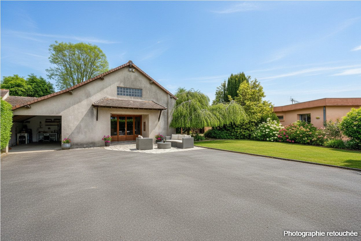 Maison d'architecte de plain pied de 186 m² à rénover LA GRANDE-PAROISSE