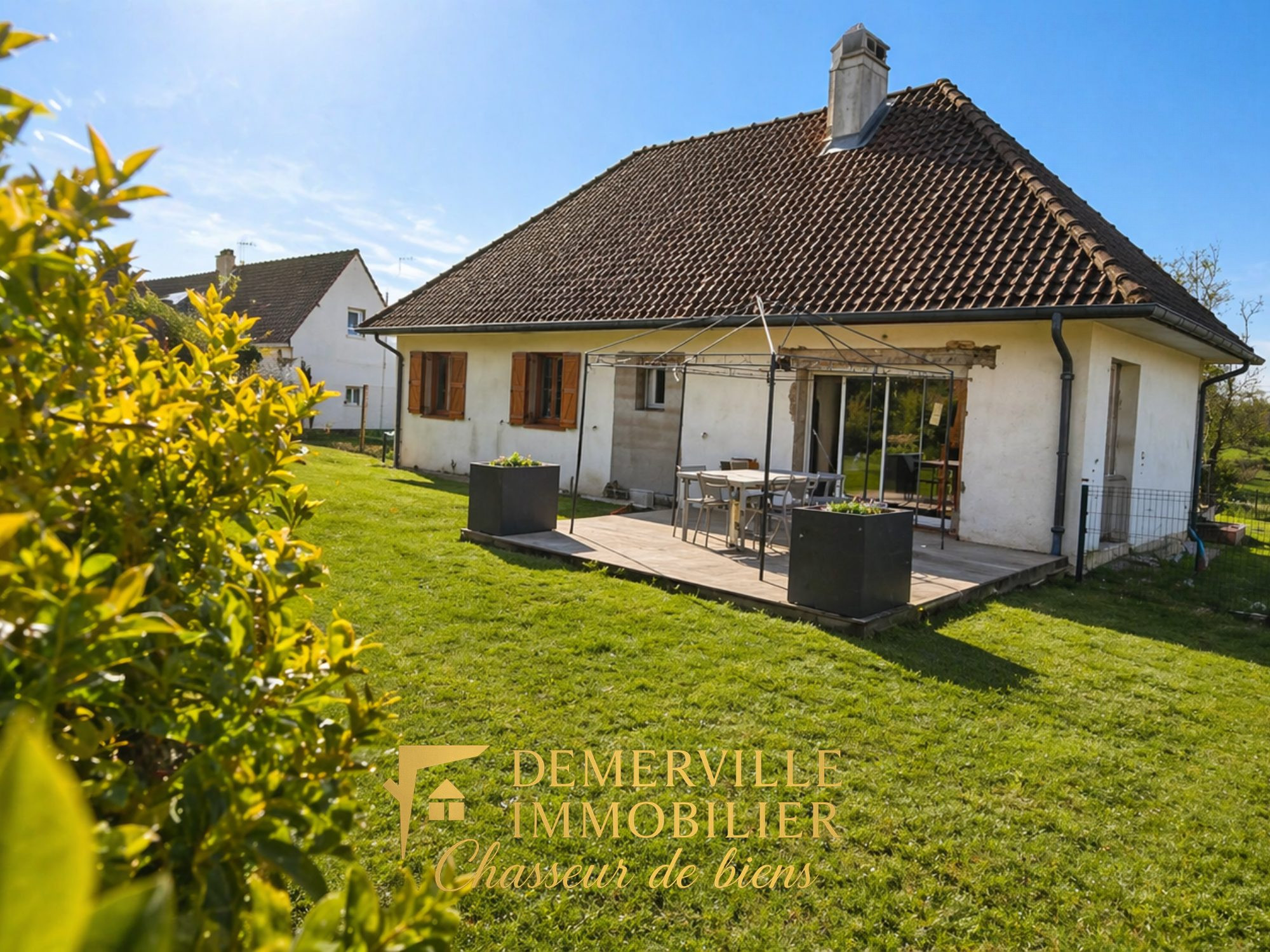 Maison individuelle de 3 chambres sur sous sol complet