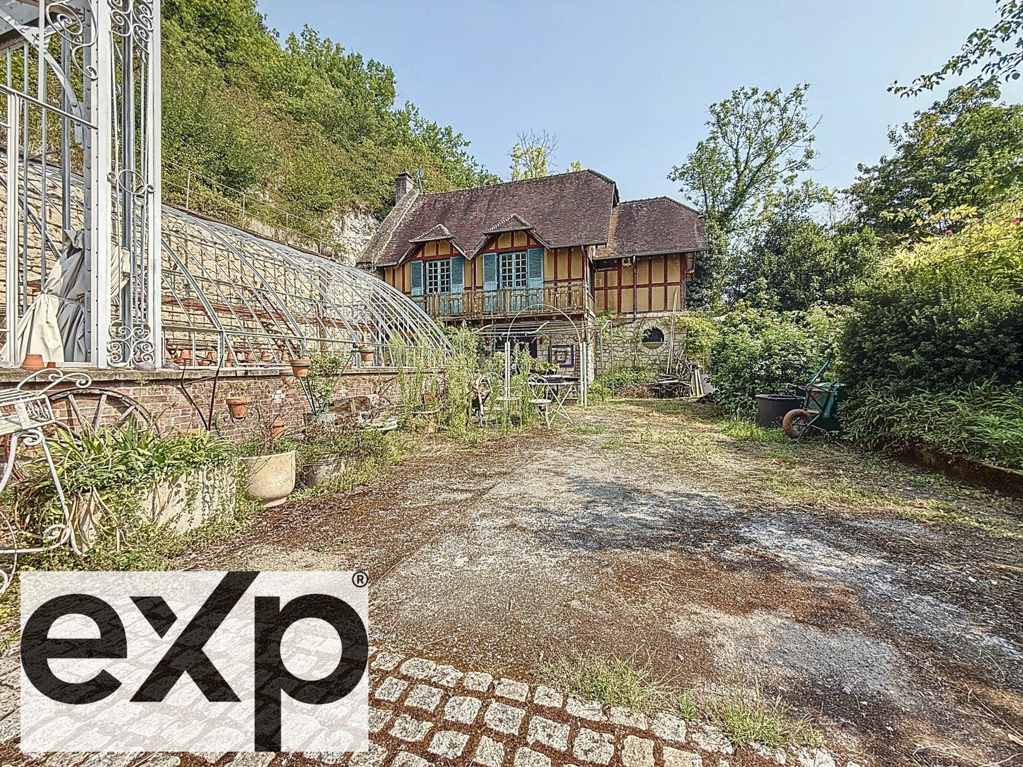 Propriété singulière avec serre d’exception – Aux portes de Giverny