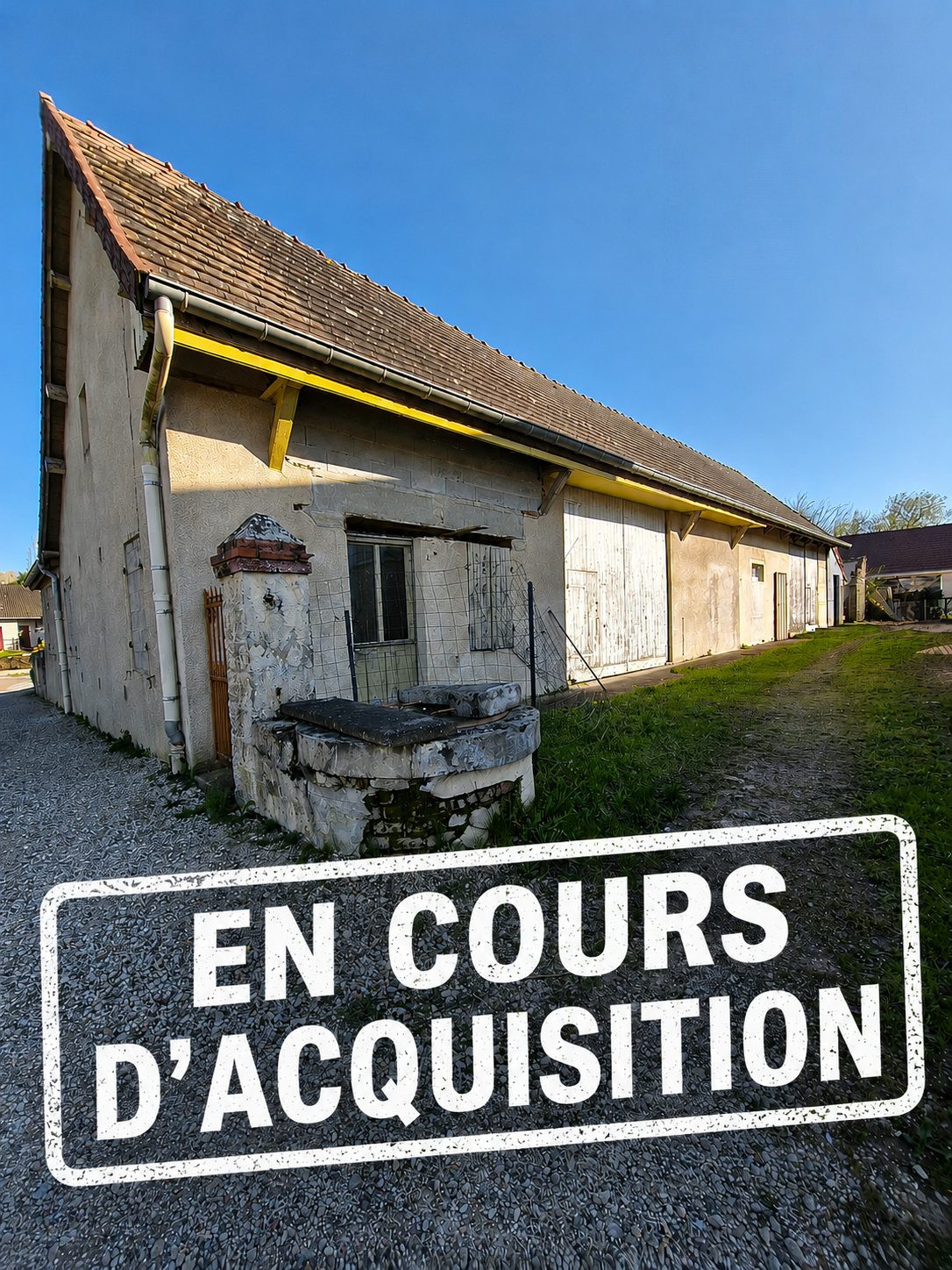 Bâtisse à fort potentiel, en vente interactive