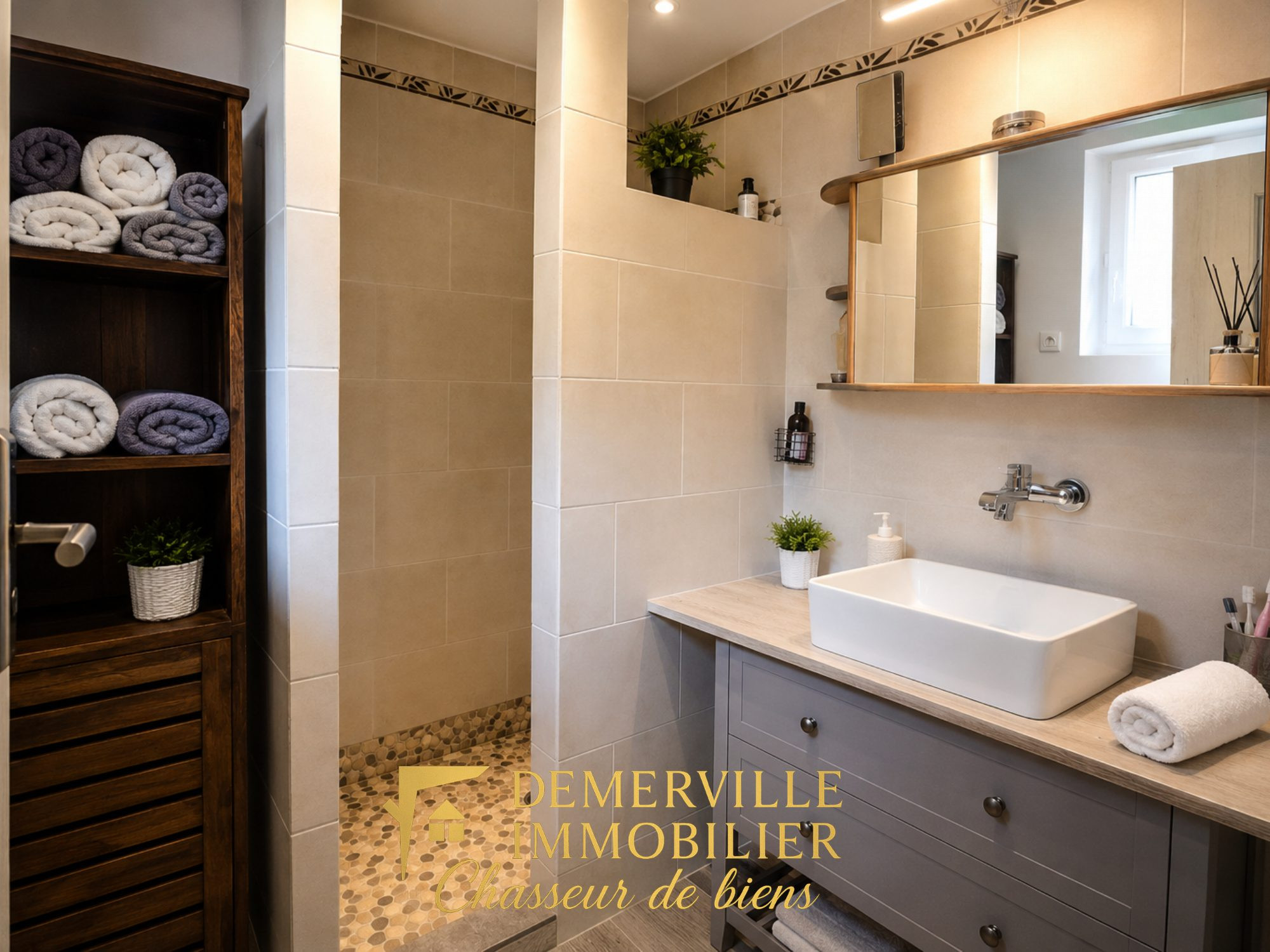 VENTE INTERACTIVE Maison semi-mitoyenne – Vie semi plain-pied – Idéal artisan / entrepreneur