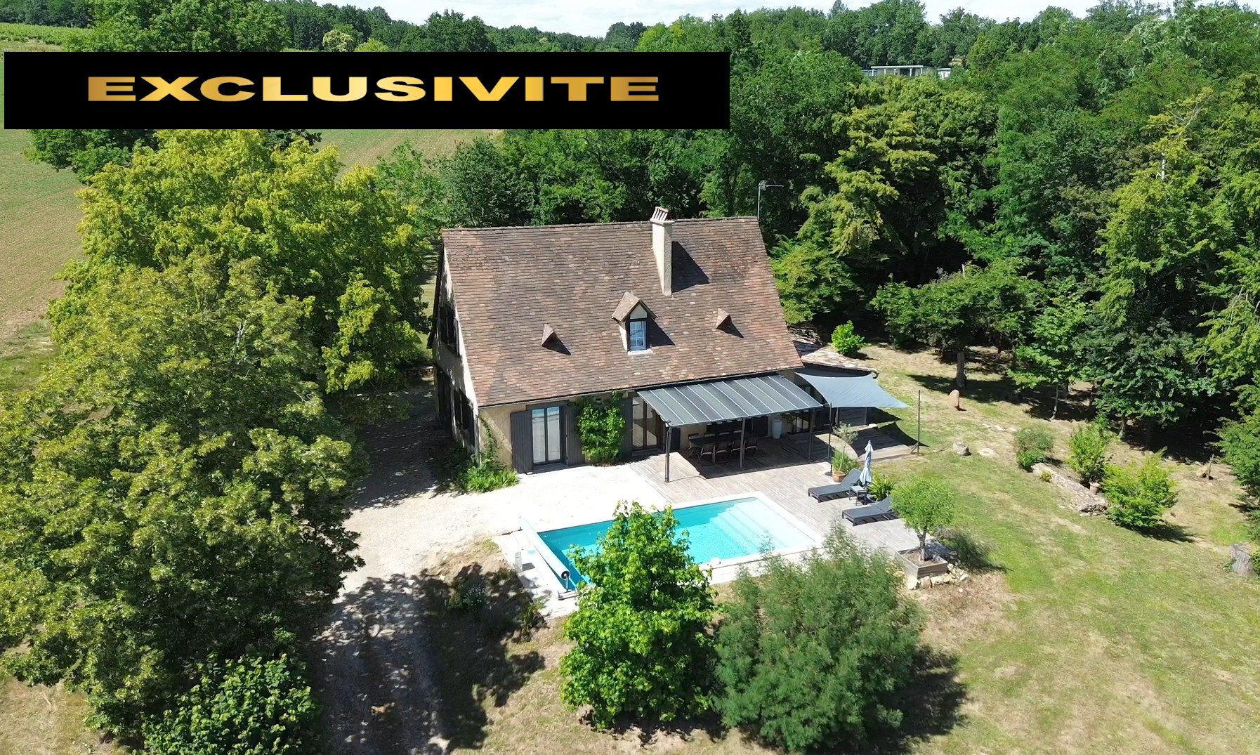 Maison avec piscine à Saint-Sauveur, 10 mins de Bergerac