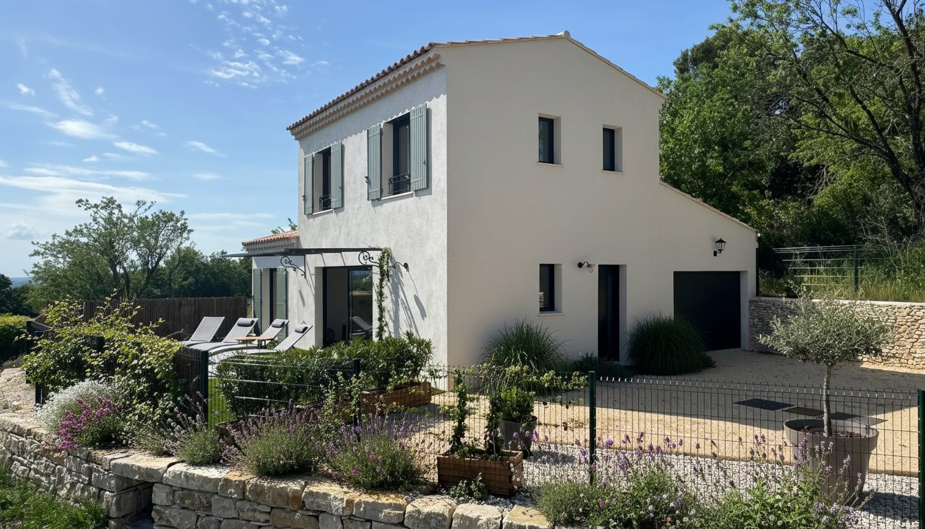 Rare maison contemporaine coeur de LUBERON
