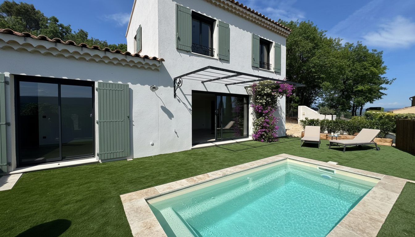 Rare maison contemporaine coeur de LUBERON