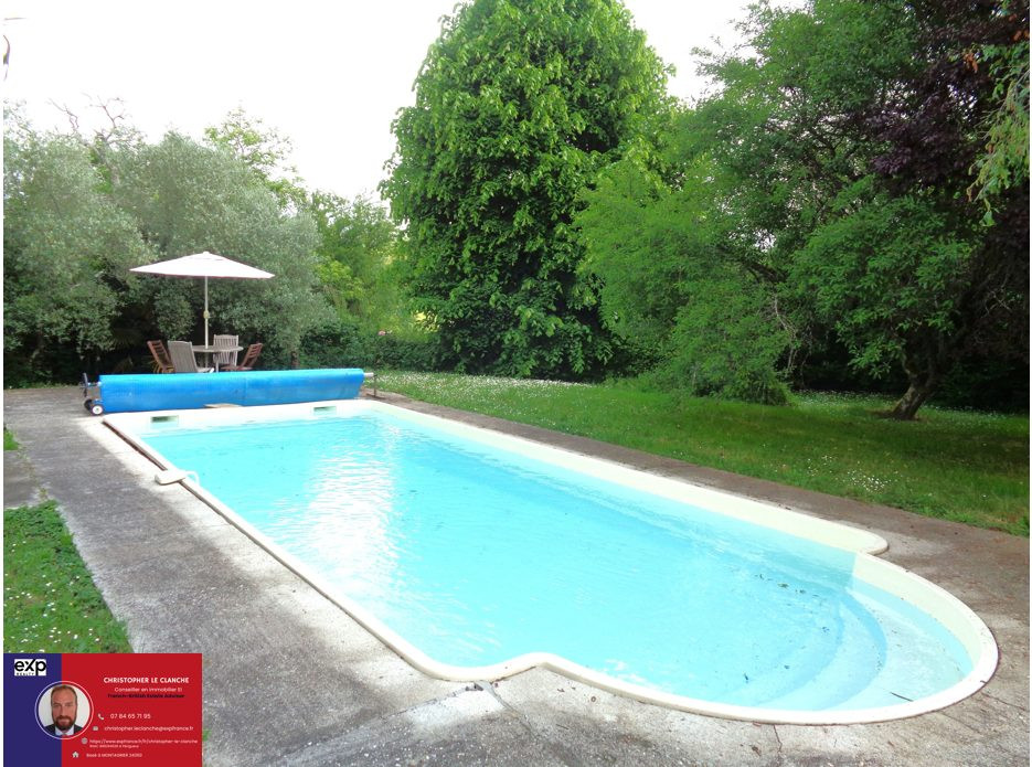Superbe maison de campagne de 190 m², au calme, piscine et studio indépendant