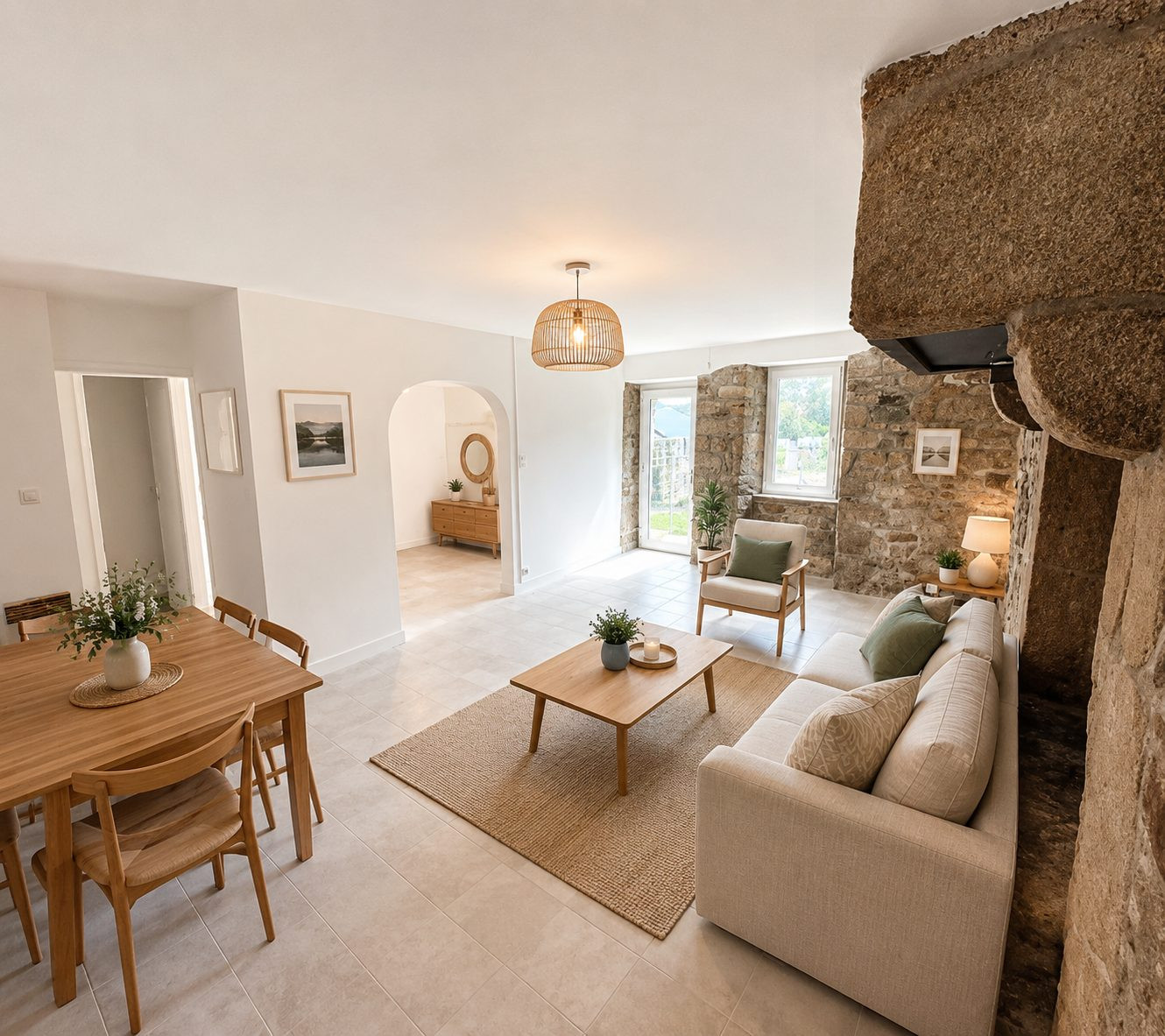 Stone house with turret 3