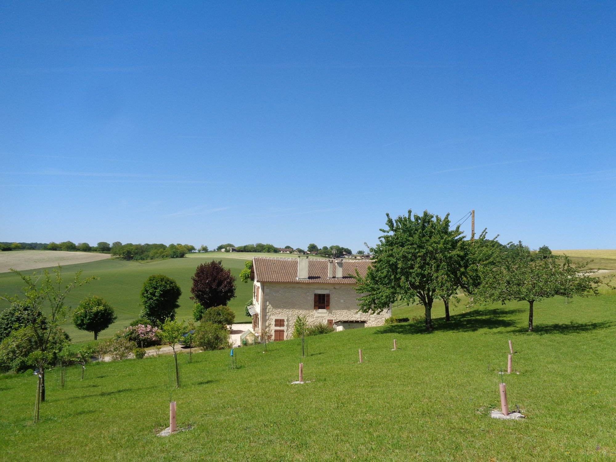 Opportunité exceptionnelle, propriété de campagne de 215 m², dépendances de 400 m², sans voisins, 2, 5 hectares, vues panoramiques