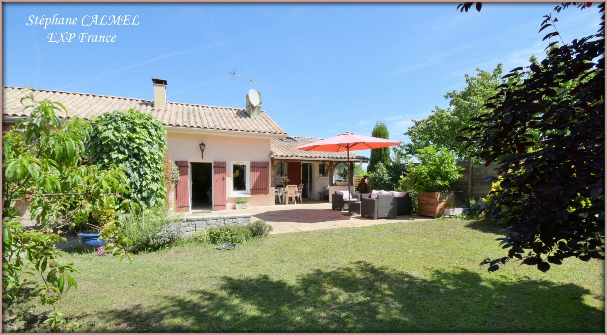 Maison plain-pied 130 m² - 3 chambres - Garage