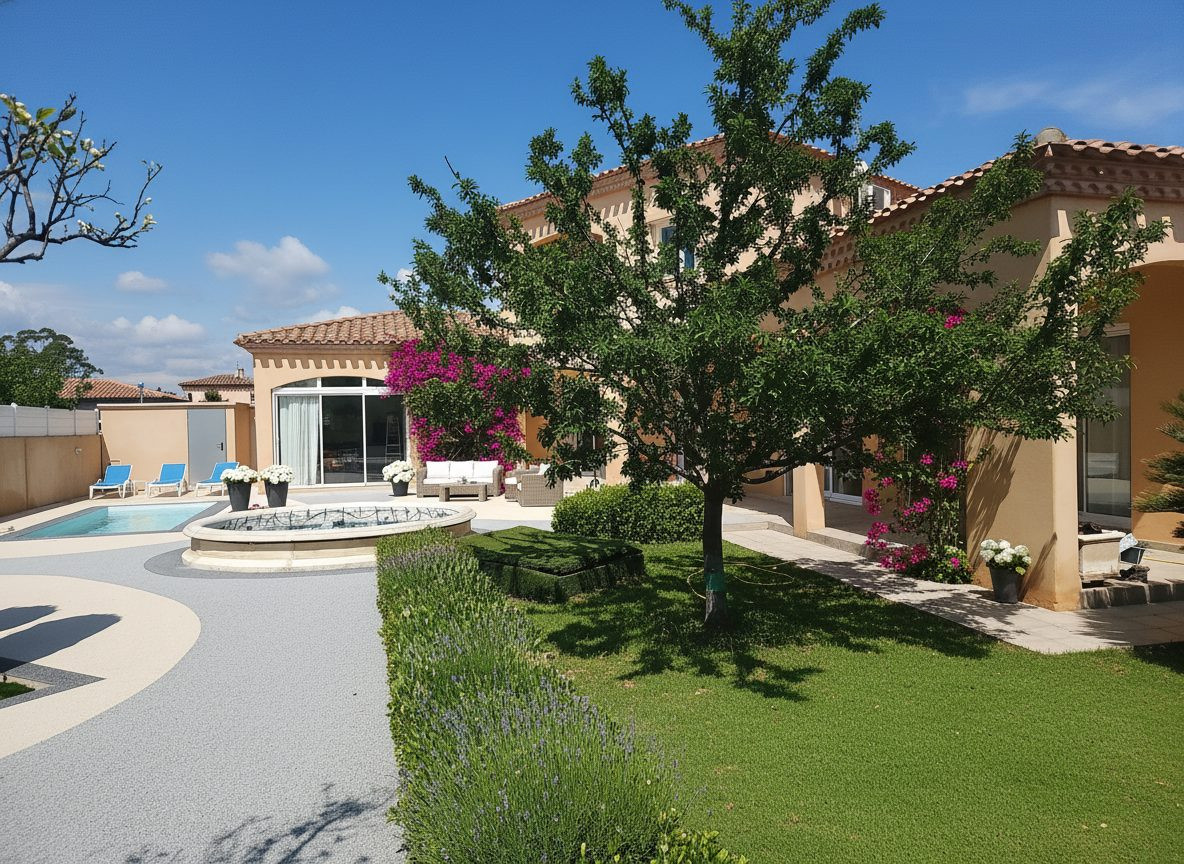 Superb quality villa with very large garage 3