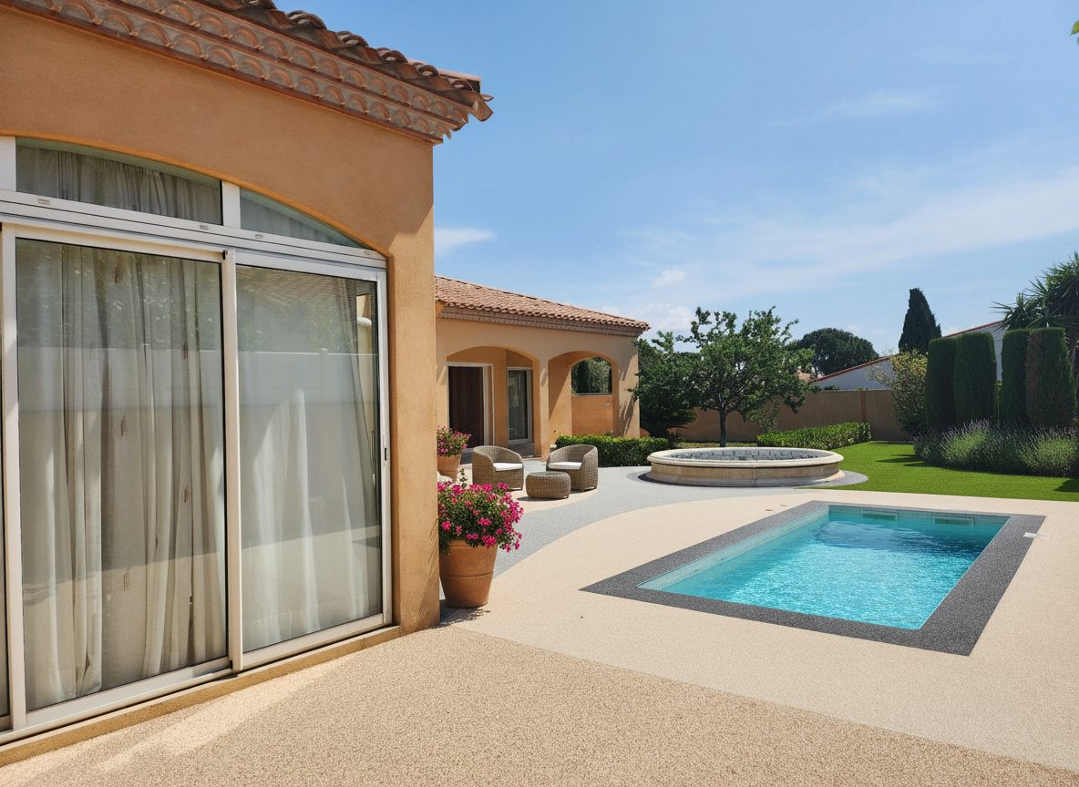 Superb quality villa with very large garage 2