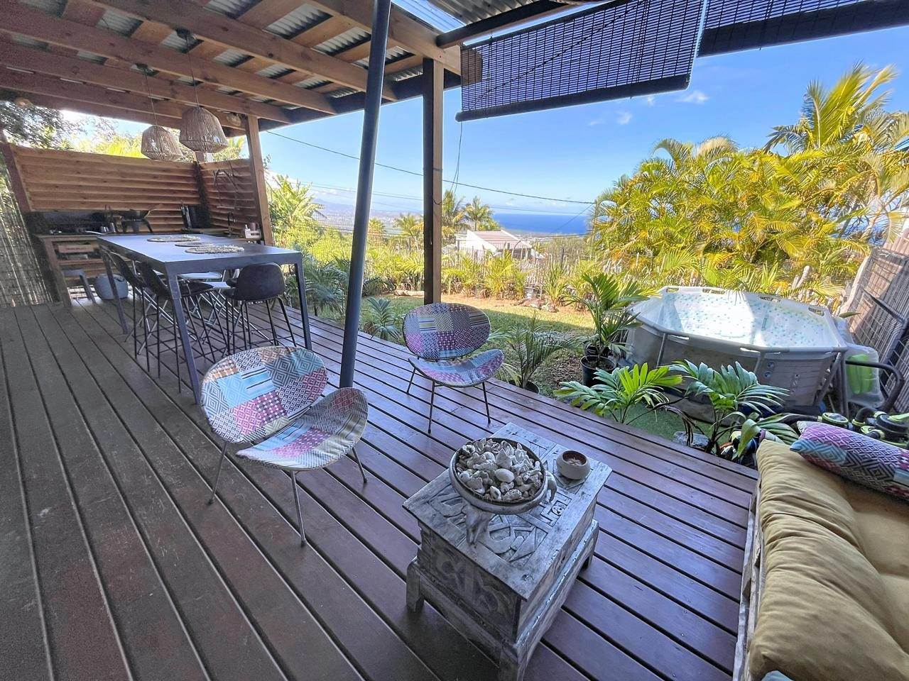 Maison avec vue mer et jardin - Les Avirons
