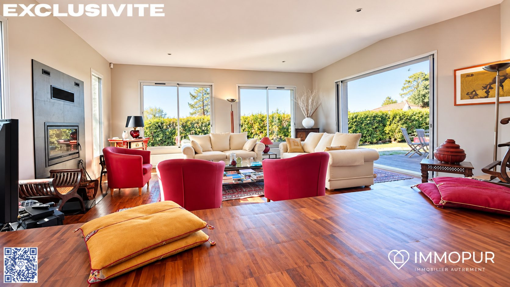 Maison individuelle de plain-pied avec pièce de vie 159 m2