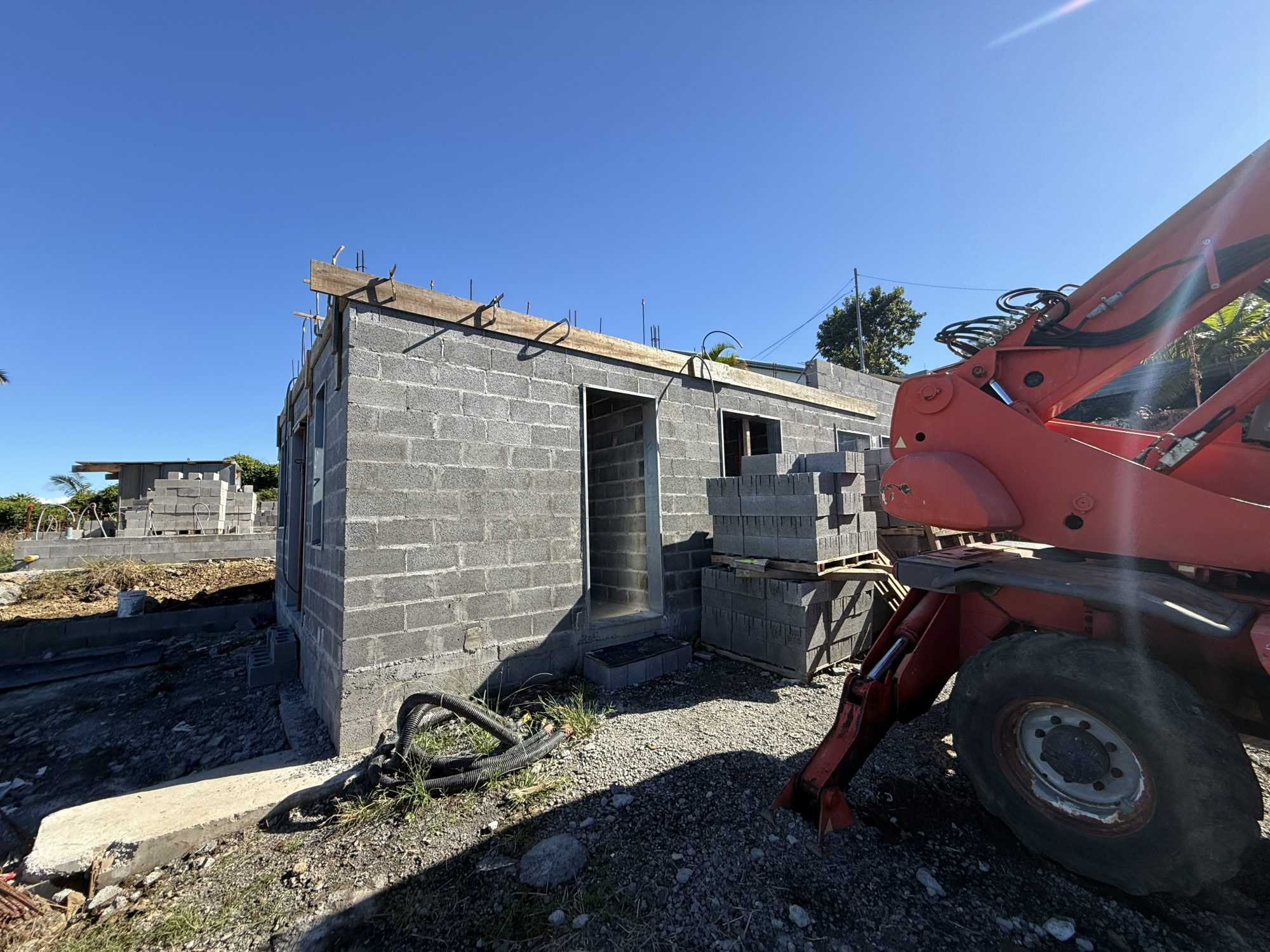 Maison neuve avec vue totalement dégagée